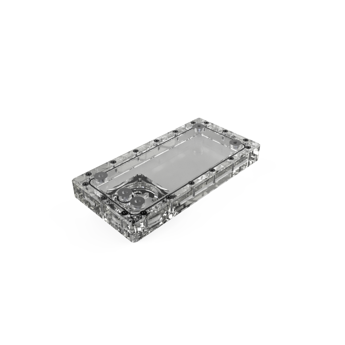 Scylla 240mm D5/DDC Pump Reservoir Body